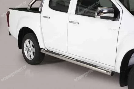 MISUTONIDA ROUND SIDE BARS WITH PLASTIC FOOTSTEPS ISUZU D-Max