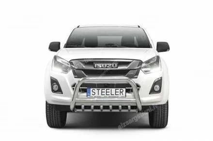 STEELER PRIEKŠĒJAIS A FORMAS AIZSARGSTIENIS AR ŠĶĒRSSTIENI UN AIZSARGRIBĀM ISUZU D-Max