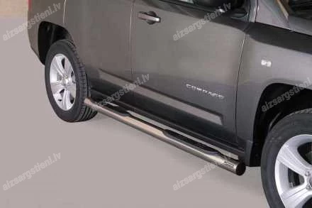 MISUTONIDA ROUND SIDE BARS WITH PLASTIC FOOTSTEPS JEEP Compass
