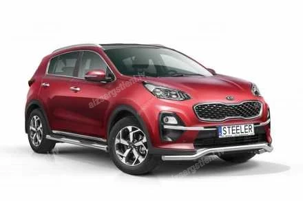 STEELER PRIEKŠĒJAIS ZEMAIS AIZSARGSTIENIS (60mm) KIA Sportage