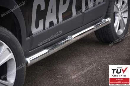 STEELER ROUND SIDE BARS WITH INTEGRATED FOOTSTEPS CHEVROLET Captiva