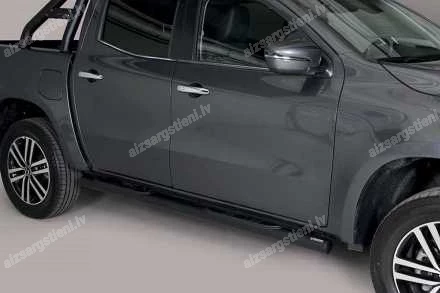 MISUTONIDA ROUND SIDE BARS WITH PLASTIC FOOTSTEPS MERCEDES-BENZ X-Class
