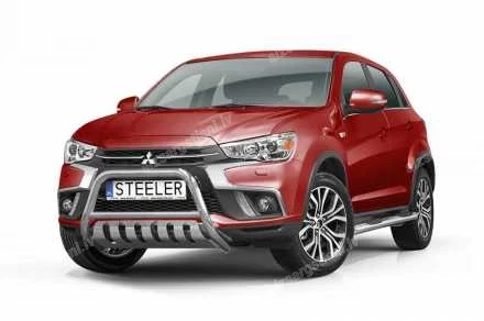 STEELER PRIEKŠĒJAIS A FORMAS AIZSARGSTIENIS AR ŠĶĒRSSTIENI UN AIZSARGPLĀKSNI MITSUBISHI ASX