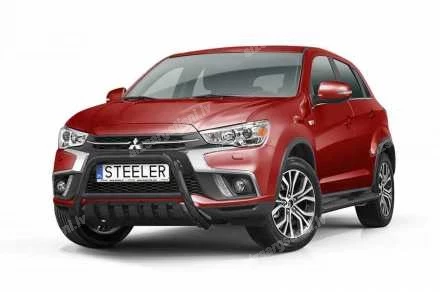 STEELER PRIEKŠĒJAIS A FORMAS AIZSARGSTIENIS AR ŠĶĒRSSTIENI UN AIZSARGPLĀKSNI MITSUBISHI ASX