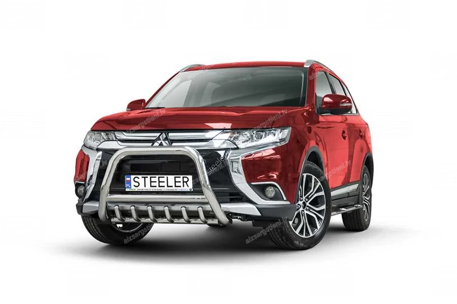 STEELER PRIEKŠĒJAIS A FORMAS AIZSARGSTIENIS AR ŠĶĒRSSTIENI UN AIZSARGRIBĀM MITSUBISHI Outlander