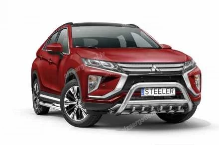 STEELER PRIEKŠĒJAIS A FORMAS AIZSARGSTIENIS AR ŠĶĒRSSTIENI UN AIZSARGRIBĀM MITSUBISHI Eclipse Cross