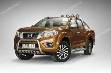 STEELER PRIEKŠĒJAIS A FORMAS AIZSARGSTIENIS AR ŠĶĒRSSTIENI UN AIZSARGPLĀKSNI NISSAN Navara