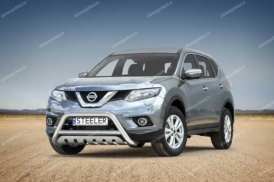 STEELER PRIEKŠĒJAIS A FORMAS AIZSARGSTIENIS AR ŠĶĒRSSTIENI UN AIZSARGPLĀKSNI NISSAN X-Trail