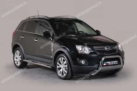 MISUTONIDA OVAL SIDE BARS WITH INTEGRATED PLASTIC FOOTSTEPS OPEL Antara