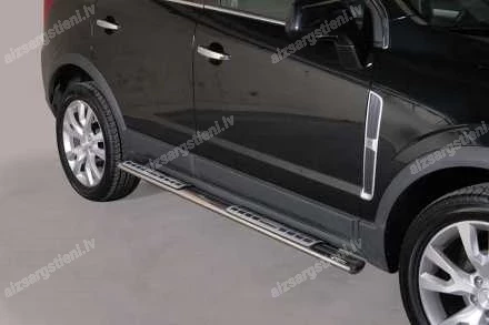 MISUTONIDA OVAL SIDE BARS WITH INTEGRATED PLASTIC FOOTSTEPS OPEL Antara