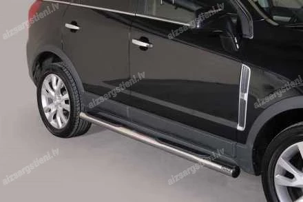 MISUTONIDA ROUND SIDE BARS WITH PLASTIC FOOTSTEPS OPEL Antara