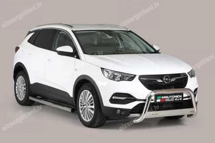 MISUTONIDA ROUND SIDE BARS WITH PLASTIC FOOTSTEPS OPEL Grandland X