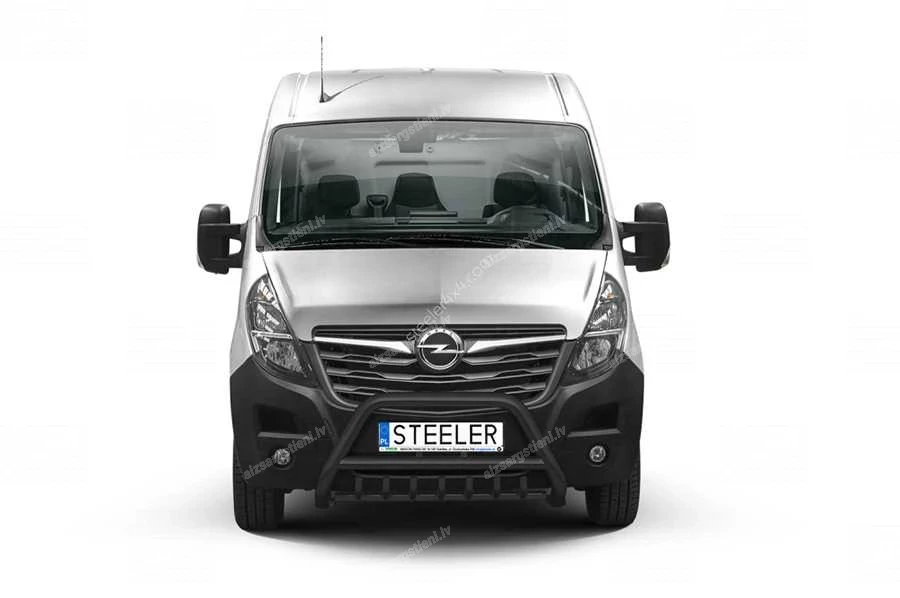 STEELER PRIEKŠĒJAIS A FORMAS AIZSARGSTIENIS AR ŠĶĒRSSTIENI UN AIZSARGRIBĀM OPEL Movano