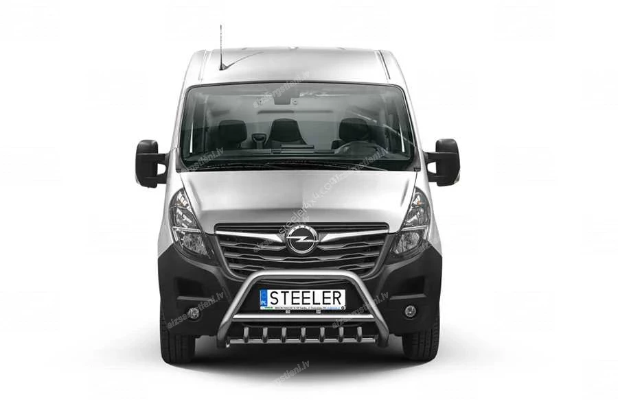 STEELER PRIEKŠĒJAIS A FORMAS AIZSARGSTIENIS AR ŠĶĒRSSTIENI UN AIZSARGRIBĀM OPEL Movano