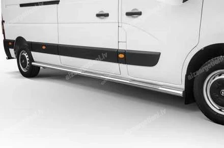 STEELER ROUND SIDE BARS WITH INTEGRATED FOOTSTEPS OPEL Movano, RENAULT Master