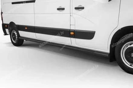 STEELER ROUND SIDE BARS WITH INTEGRATED FOOTSTEPS OPEL Movano, RENAULT Master