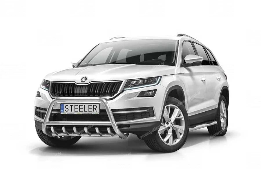 STEELER PRIEKŠĒJAIS A FORMAS AIZSARGSTIENIS AR ŠĶĒRSSTIENI UN AIZSARGRIBĀM SKODA Kodiaq