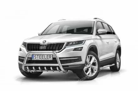 STEELER PRIEKŠĒJAIS A FORMAS AIZSARGSTIENIS AR ŠĶĒRSSTIENI UN AIZSARGRIBĀM SKODA Kodiaq