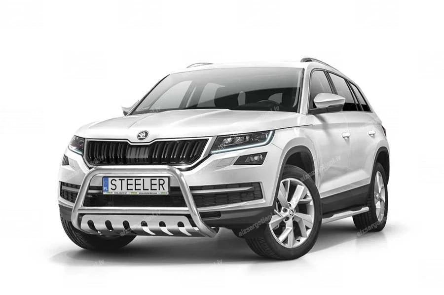 STEELER A BAR WITH CROSSBAR AND AXLE-PLATE SKODA Kodiaq