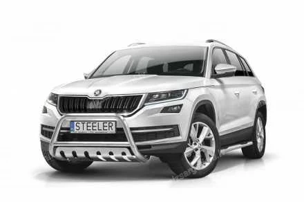 STEELER A BAR WITH CROSSBAR AND AXLE-PLATE SKODA Kodiaq