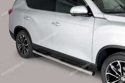 MISUTONIDA ROUND SIDE BARS WITH PLASTIC FOOTSTEPS SSANGYONG/KGM Rexton