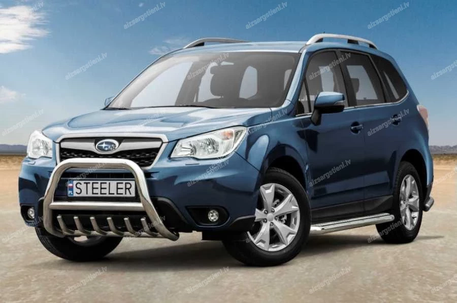 STEELER PRIEKŠĒJAIS A FORMAS AIZSARGSTIENIS AR ŠĶĒRSSTIENI UN AIZSARGRIBĀM SUBARU Forester
