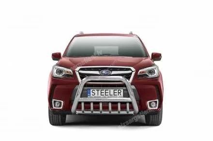 STEELER PRIEKŠĒJAIS A FORMAS AIZSARGSTIENIS AR ŠĶĒRSSTIENI UN AIZSARGRIBĀM SUBARU Forester