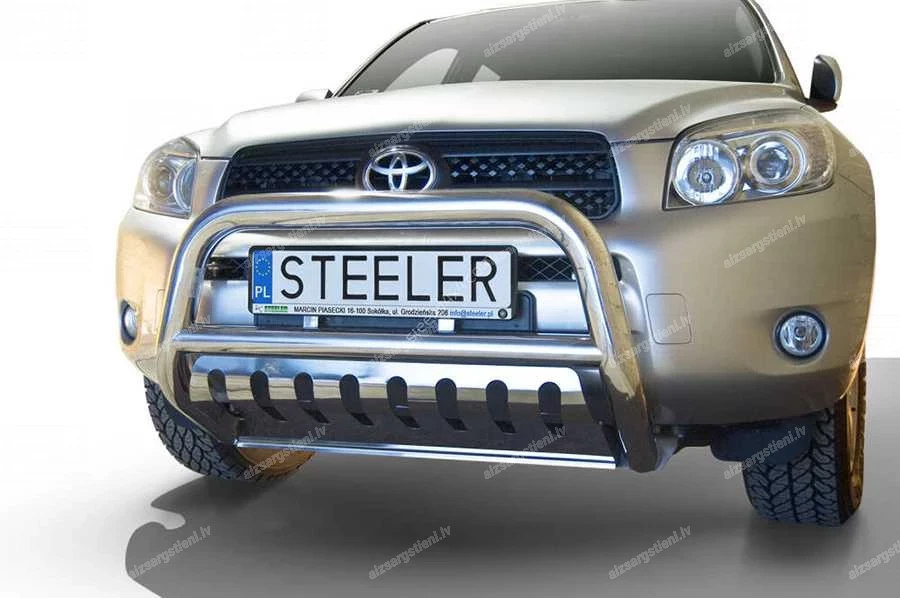 STEELER PRIEKŠĒJAIS A FORMAS AIZSARGSTIENIS AR ŠĶĒRSSTIENI UN AIZSARGPLĀKSNI TOYOTA RAV4