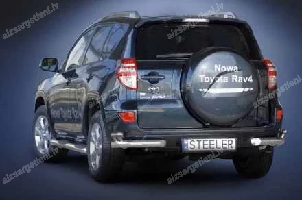 STEELER DOUBLE REAR BUMPER CORNERS GUARD TOYOTA RAV4