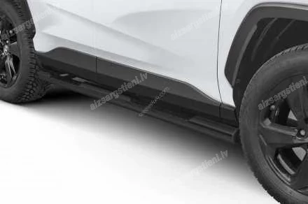 STEELER ROUND SIDE BARS WITH INTEGRATED FOOTSTEPS TOYOTA RAV4