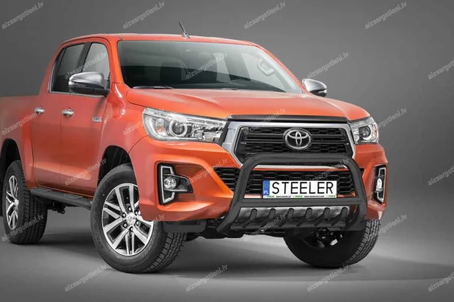 STEELER PRIEKŠĒJAIS A FORMAS AIZSARGSTIENIS AR ŠĶĒRSSTIENI UN AIZSARGRIBĀM TOYOTA Hilux