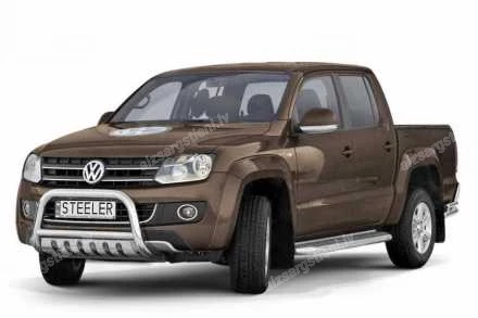 STEELER A BAR WITH CROSSBAR AND AXLE-PLATE VOLKSWAGEN Amarok
