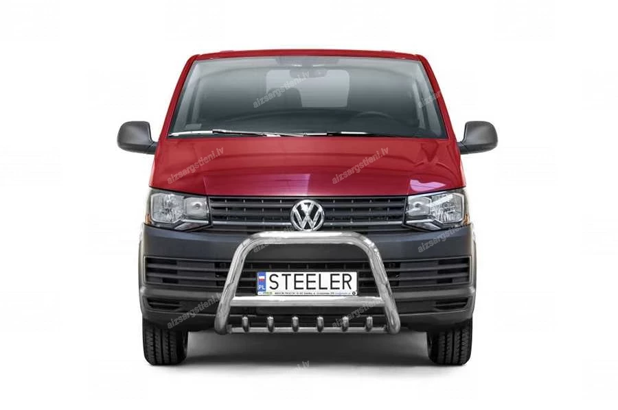 STEELER PRIEKŠĒJAIS A FORMAS AIZSARGSTIENIS AR ŠĶĒRSSTIENI UN AIZSARGRIBĀM VOLKSWAGEN T6