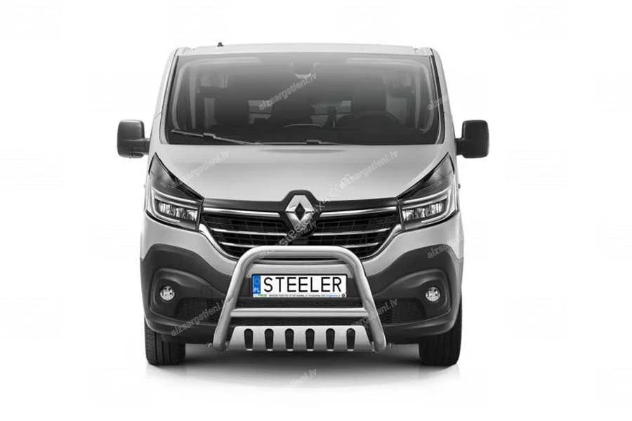 STEELER PRIEKŠĒJAIS A FORMAS AIZSARGSTIENIS AR ŠĶĒRSSTIENI UN AIZSARGPLĀKSNI RENAULT Trafic