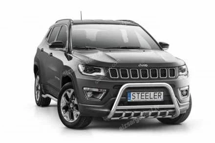 STEELER PRIEKŠĒJAIS A FORMAS AIZSARGSTIENIS AR ŠĶĒRSSTIENI UN AIZSARGRIBĀM JEEP Compass
