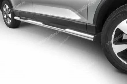 STEELER ROUND SIDE BARS WITH INTEGRATED FOOTSTEPS SSANGYONG/KGM Rexton