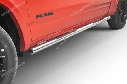 STEELER ROUND SIDE BARS WITH INTEGRATED FOOTSTEPS DODGE RAM 1500