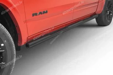 STEELER ROUND SIDE BARS WITH INTEGRATED FOOTSTEPS DODGE RAM 1500