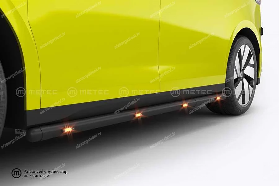 METEC APAĻI SĀNU AIZSARGSTIEŅI AR PAPILDUS LED GABARĪTGAISMĀM (L1 RITEŅU BĀZE) VOLKSWAGEN ID.Buzz