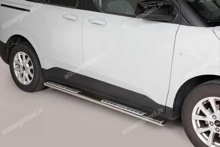 MISUTONIDA OVAL SIDE BARS WITH INTEGRATED PLASTIC FOOTSTEPS FORD Transit Courier