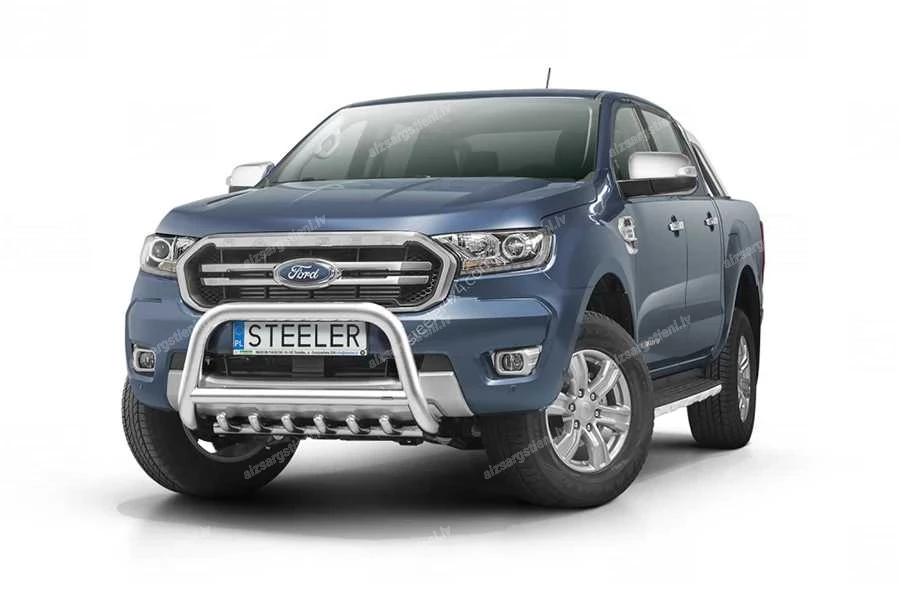 STEELER PRIEKŠĒJAIS A FORMAS AIZSARGSTIENIS AR ŠĶĒRSSTIENI UN AIZSARGRIBĀM FORD Ranger