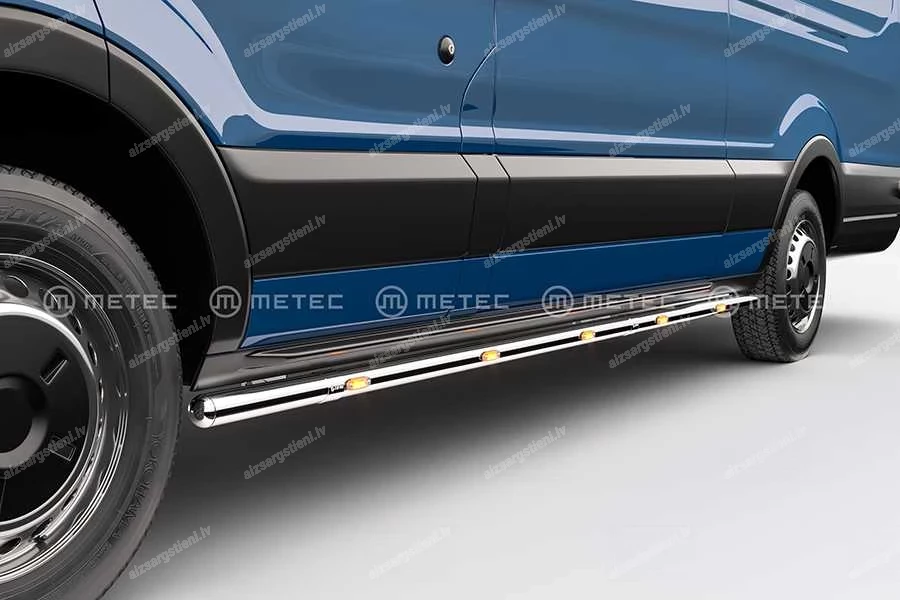 METEC APAĻI SĀNU AIZSARGSTIEŅI AR PAPILDUS LED GABARĪTGAISMĀM (L3, L4 RITEŅU BĀZE) FORD Transit