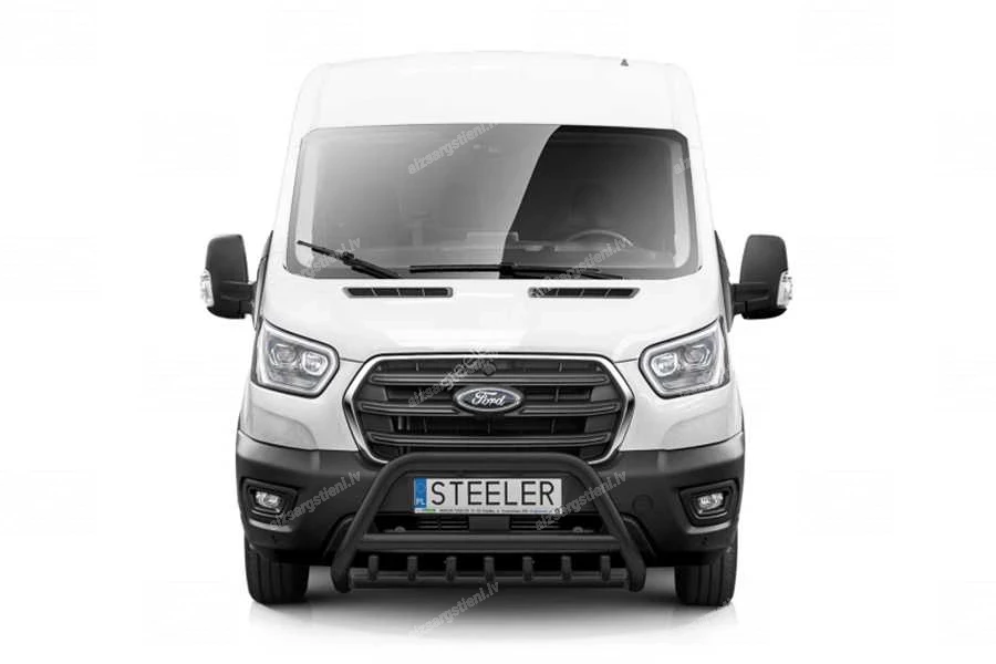 STEELER PRIEKŠĒJAIS A FORMAS AIZSARGSTIENIS AR ŠĶĒRSSTIENI UN AIZSARGRIBĀM FORD Transit
