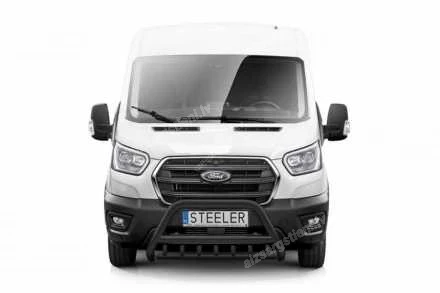 STEELER PRIEKŠĒJAIS A FORMAS AIZSARGSTIENIS AR ŠĶĒRSSTIENI UN AIZSARGRIBĀM FORD Transit