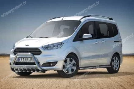 STEELER PRIEKŠĒJAIS A FORMAS AIZSARGSTIENIS AR ŠĶĒRSSTIENI UN AIZSARGRIBĀM FORD Transit Courier