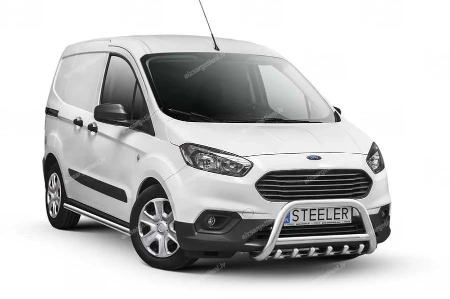 STEELER PRIEKŠĒJAIS A FORMAS AIZSARGSTIENIS AR ŠĶĒRSSTIENI UN AIZSARGRIBĀM FORD Transit Courier