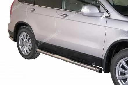 MISUTONIDA ROUND SIDE BARS WITH PLASTIC FOOTSTEPS HONDA CR-V