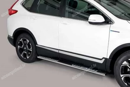 MISUTONIDA OVAL SIDE BARS WITH INTEGRATED PLASTIC FOOTSTEPS HONDA CR-V