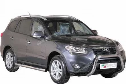 MISUTONIDA ROUND SIDE BARS WITH PLASTIC FOOTSTEPS HYUNDAI Santa Fe