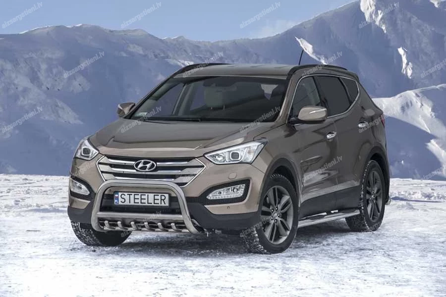 STEELER PRIEKŠĒJAIS A FORMAS AIZSARGSTIENIS AR ŠĶĒRSSTIENI UN AIZSARGRIBĀM HYUNDAI Santa Fe